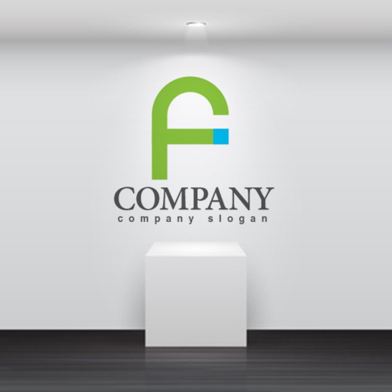 画像2: F・曲線・点・アルファベット・ロゴ・マークデザイン3538 (2)