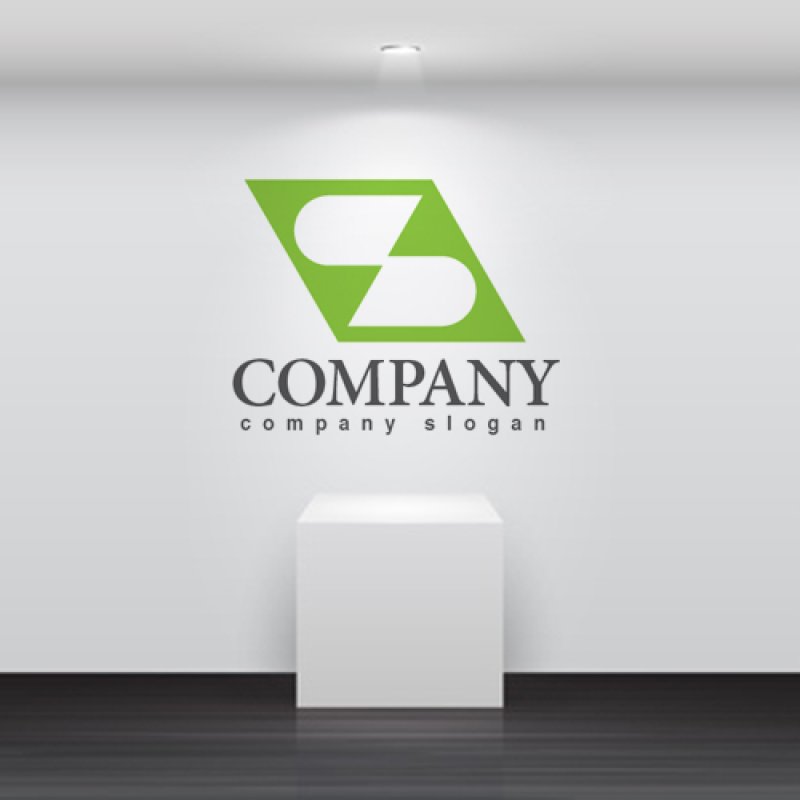 画像2: S・菱形・アルファベット・ロゴ・マークデザイン3543 (2)