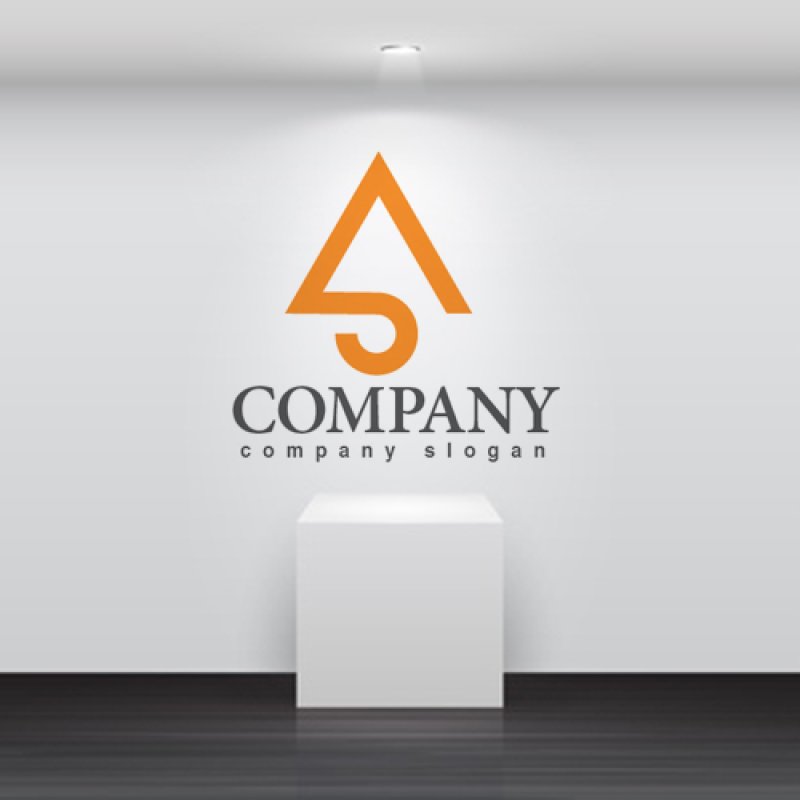 画像2: A・三角・S・アルファベット・ロゴ・マークデザイン3545 (2)