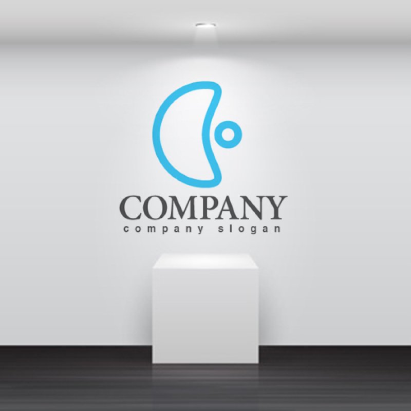 画像2: C・月・人・アルファベット・ロゴ・マークデザイン3550 (2)