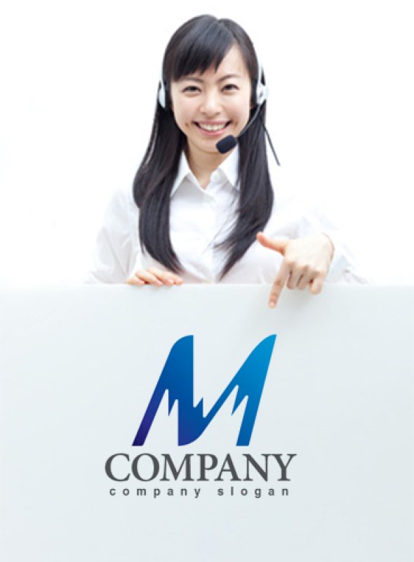 画像3: M・山・グラデーション・ロゴ・マークデザイン3556 (3)
