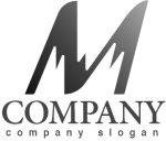 画像4: M・山・グラデーション・ロゴ・マークデザイン3556 (4)