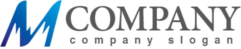 画像5: M・山・グラデーション・ロゴ・マークデザイン3556 (5)