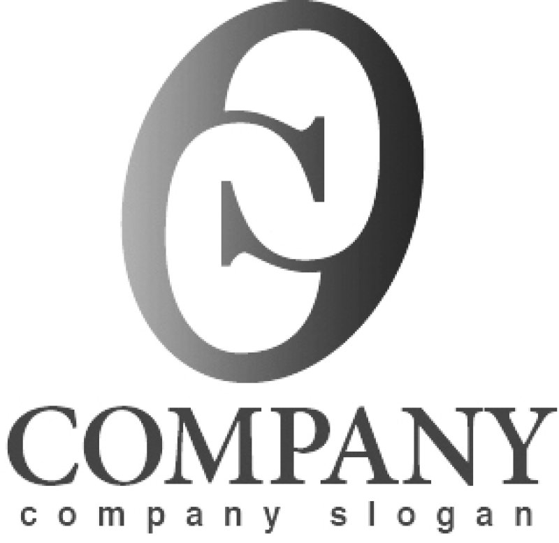 画像4: C・楕円・グラデーション・ロゴ・マークデザイン3558 (4)