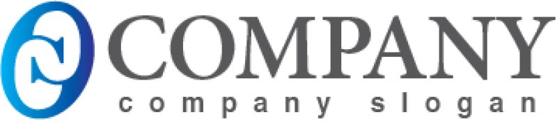 画像5: C・楕円・グラデーション・ロゴ・マークデザイン3558 (5)