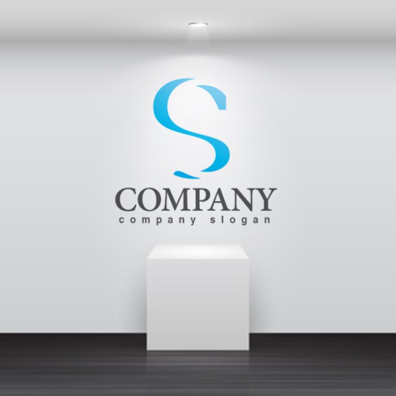 画像2: S・曲線・グラデーション・アルファベット・ロゴ・マークデザイン3561 (2)