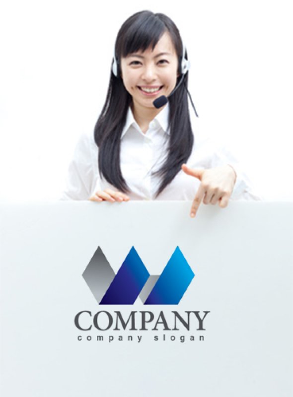 画像3: W・グラデーション・ロゴ・マークデザイン3566 (3)