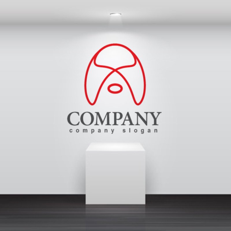 画像2: A・曲線・顔・アルファベット・ロゴ・マークデザイン3569 (2)