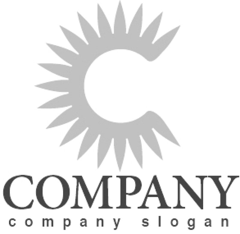 画像4: C・ジグザグ・草・アルファベット・ロゴ・マークデザイン3572 (4)