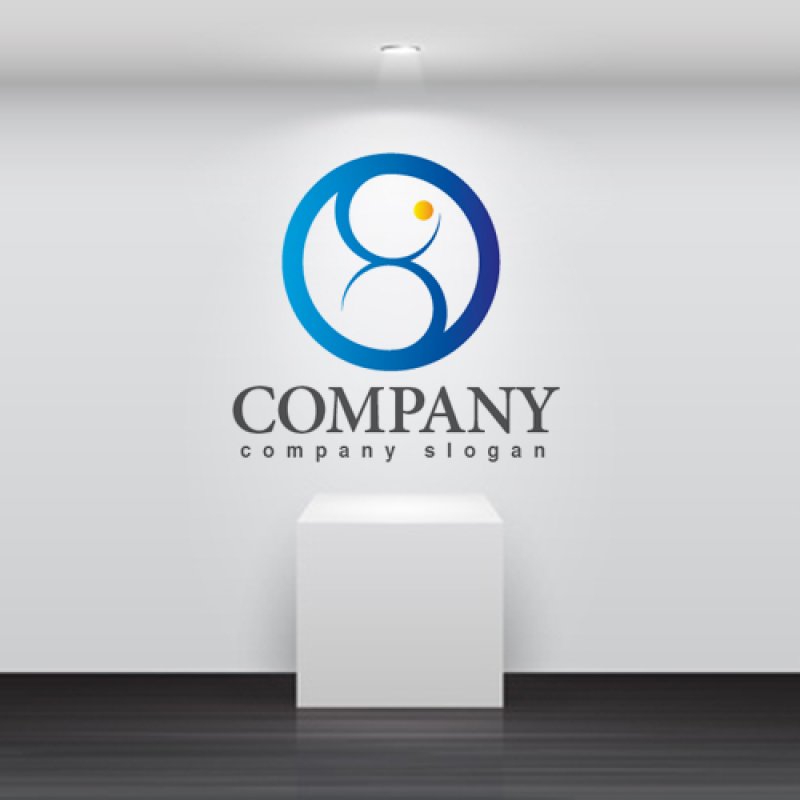 画像2: S・輪・曲線・グラデーション・ロゴ・マークデザイン3576 (2)