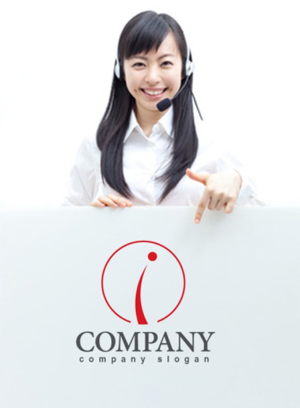 画像3: i・曲線・輪・アルファベット・ロゴ・マークデザイン3579 (3)