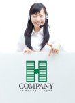 画像3: H・扉・窓・アルファベット・ロゴ・マークデザイン3583 (3)