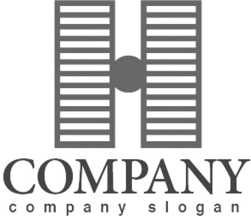 画像4: H・扉・窓・アルファベット・ロゴ・マークデザイン3583 (4)