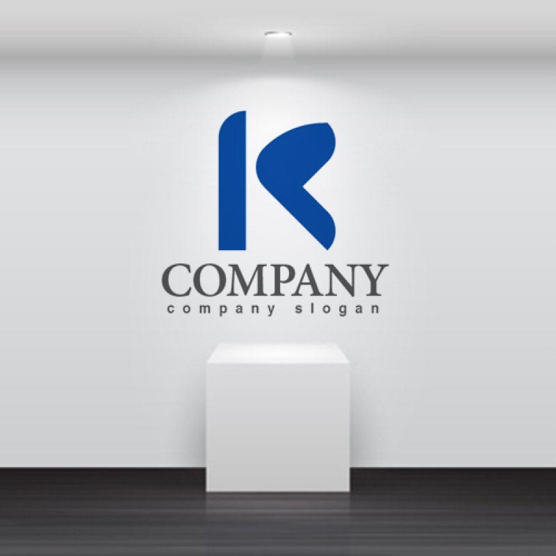 画像2: K・シンプル・アルファベット・ロゴ・マークデザイン3589 (2)