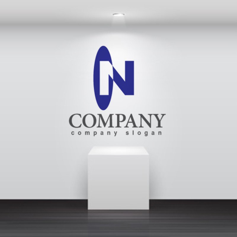 画像2: N・楕円・アルファベット・ロゴ・マークデザイン3593 (2)