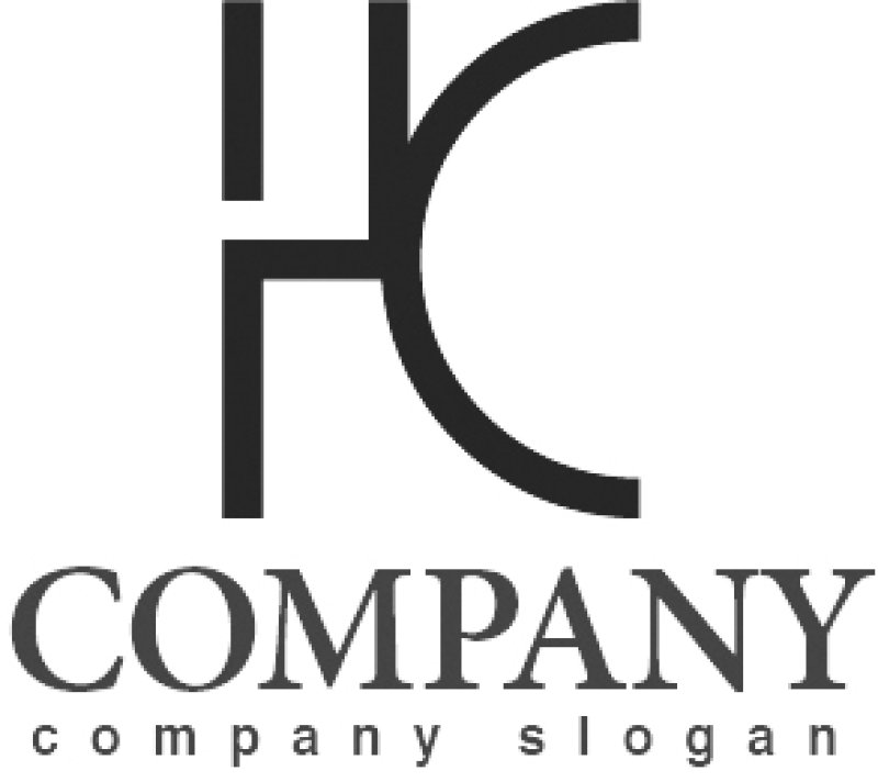 画像4: H・C・K・アルファベット・ロゴ・マークデザイン3612 (4)