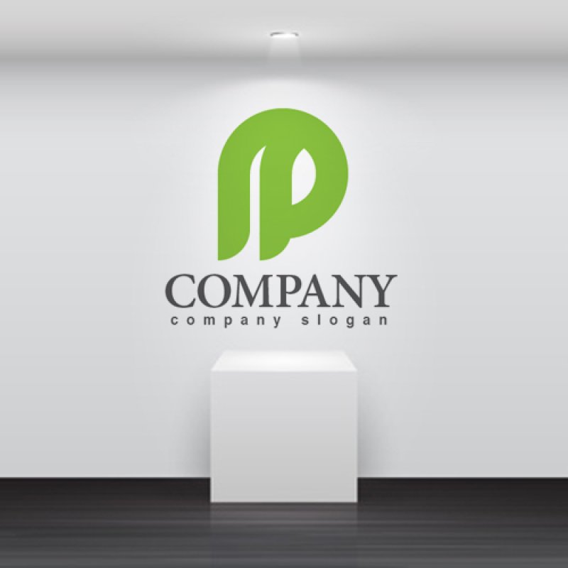 画像2: P・輪・アルファベット・ロゴ・マークデザイン3623 (2)