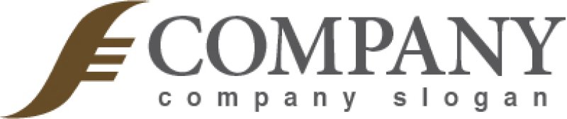 画像5: F・曲線・ピアノ・アルファベット・ロゴ・マークデザイン3629 (5)