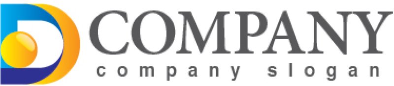 画像5: D・輪・グラデーション・アルファベット・ロゴ・マークデザイン3645 (5)