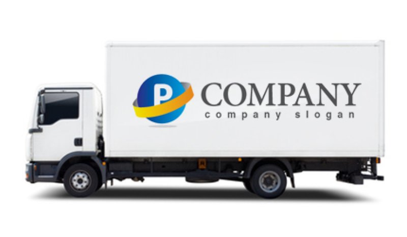 画像6: P・地球・帯・グラデーション・アルファベット・ロゴ・マークデザイン3648 (6)