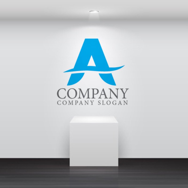 画像2: A・曲線・シンプル・アルファベット・ロゴ・マークデザイン3660 (2)