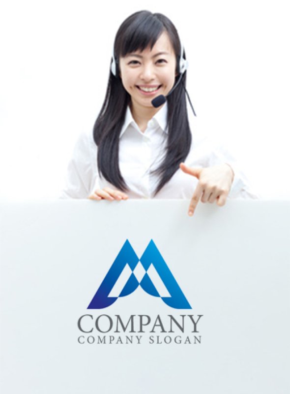 画像3: M・三角・山・グラデーション・ロゴ・マークデザイン3664 (3)