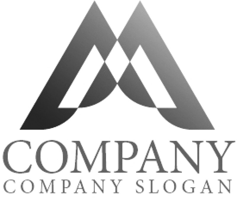 画像4: M・三角・山・グラデーション・ロゴ・マークデザイン3664 (4)