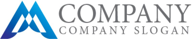 画像5: M・三角・山・グラデーション・ロゴ・マークデザイン3664 (5)