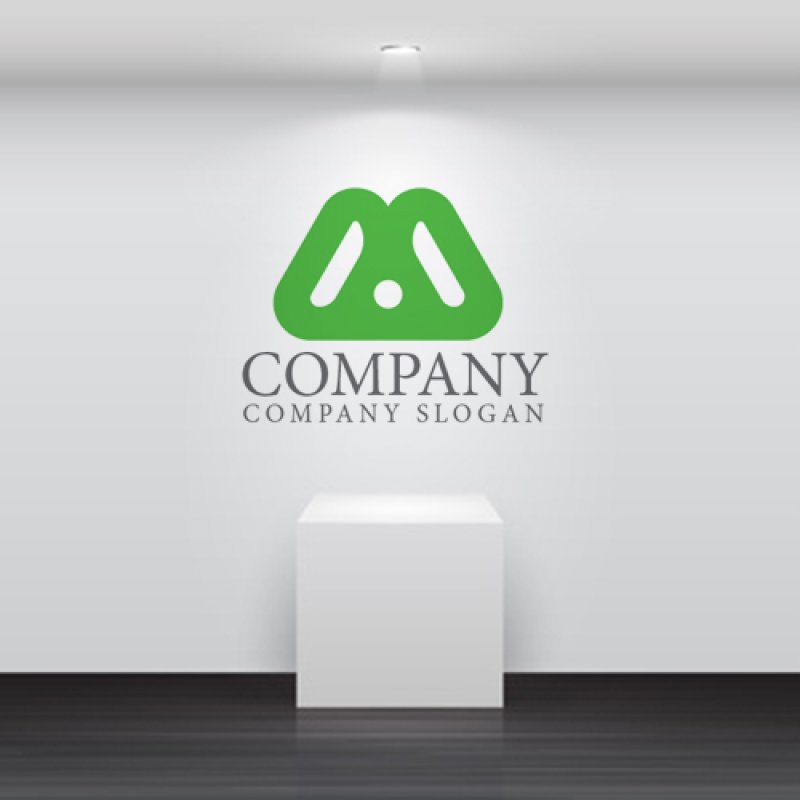 画像2: M・山・おむすび・アルファベット・ロゴ・マークデザイン3666 (2)