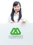 画像3: M・山・おむすび・アルファベット・ロゴ・マークデザイン3666 (3)