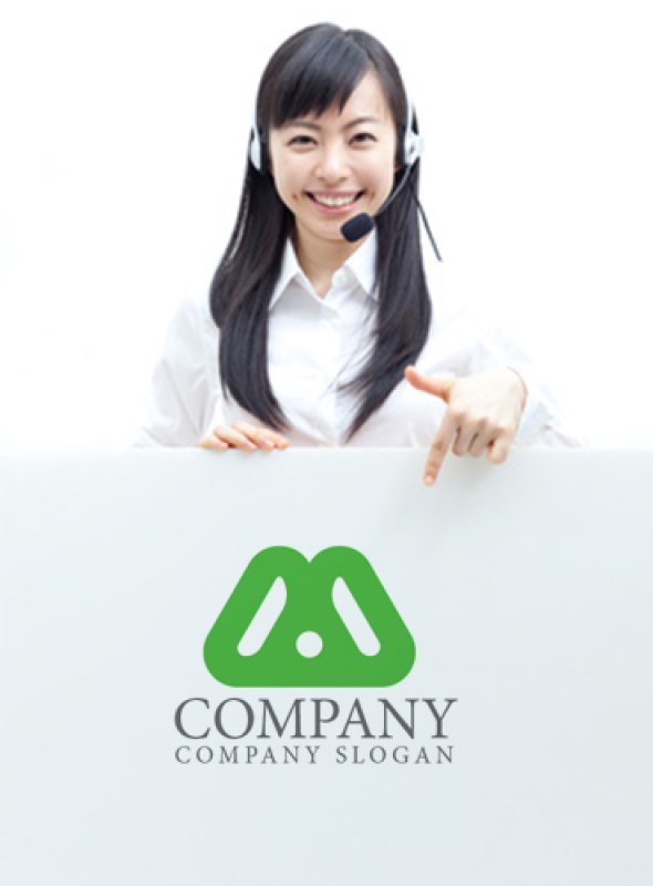 画像3: M・山・おむすび・アルファベット・ロゴ・マークデザイン3666 (3)