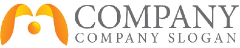 画像5: M・曲線・グラデーション・アルファベット・ロゴ・マークデザイン3673 (5)