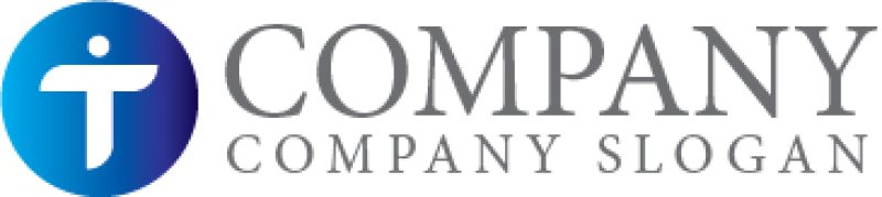 画像5: T・人・輪・グラデーション・ロゴ・マークデザイン3676 (5)