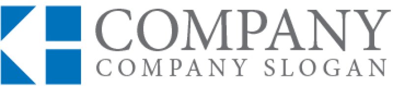 画像5: K・四角・三角・アルファベット・ロゴ・マークデザイン3685 (5)