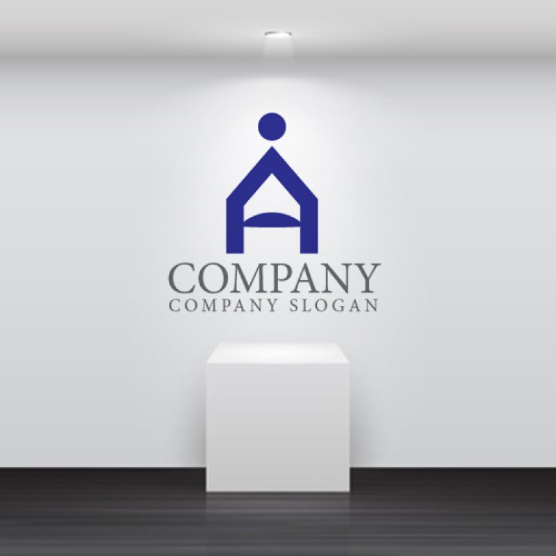 画像2: A・家・人・アルファベット・ロゴ・マークデザイン3695 (2)