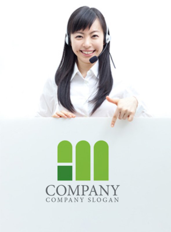 画像3: M・屋根・アルファベット・ロゴ・マークデザイン3699 (3)