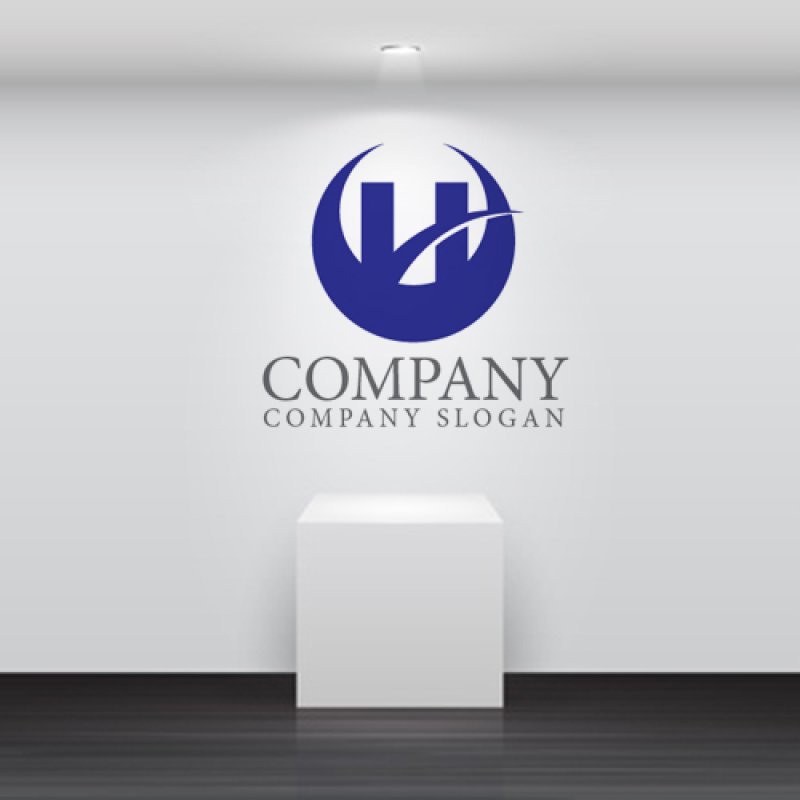 画像3: H・橋・輪・アルファベット・ロゴ・マークデザイン3715 (3)