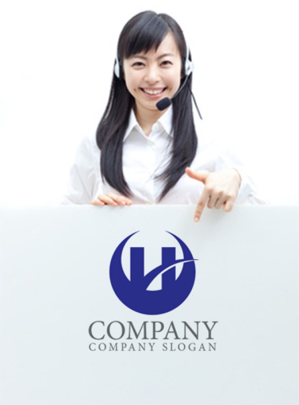 画像4: H・橋・輪・アルファベット・ロゴ・マークデザイン3715 (4)