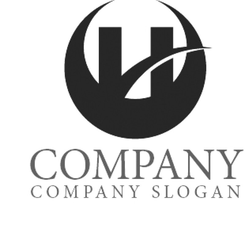 画像5: H・橋・輪・アルファベット・ロゴ・マークデザイン3715 (5)