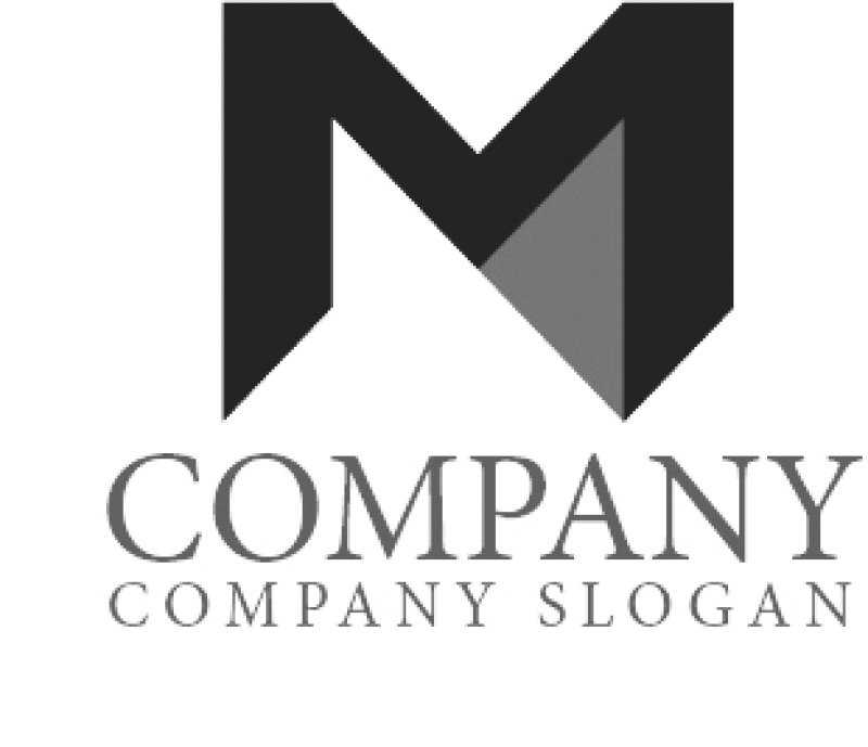 画像4: M・シンプル・アルファベット・ロゴ・マークデザイン3734 (4)