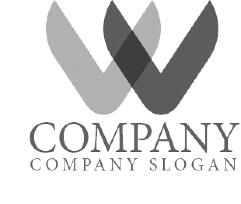 画像5: W・人・アルファベット・ロゴ・マークデザイン3738 (5)