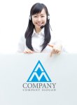 画像4: M・三角・アルファベット・ロゴ・マークデザイン3739 (4)