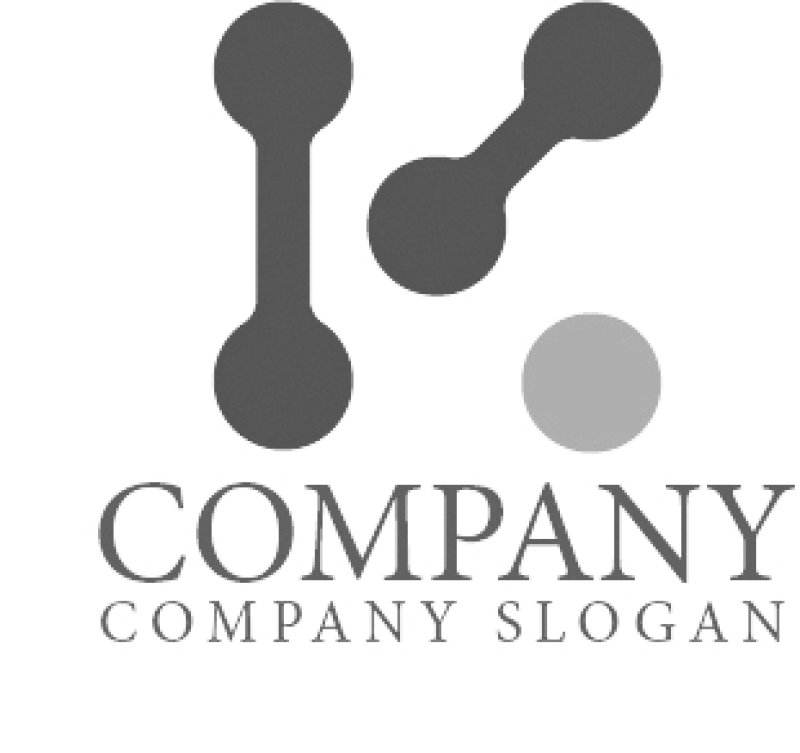 画像5: K・点・連結・アルファベット・ロゴ・マークデザイン3750 (5)