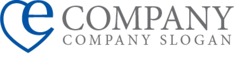 画像6: e・ハート・アルファベット・ロゴ・マークデザイン3751 (6)