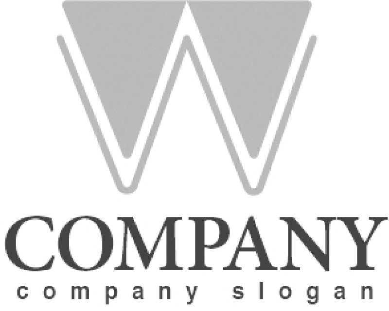 画像5: W・屋根・シンプル・アルファベット・ロゴ・マークデザイン3752 (5)