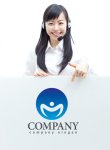 画像4: M・人・輪・グラデーション・ロゴ・マークデザイン3762 (4)