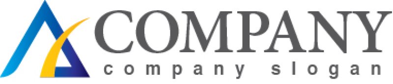 画像6: A・三角・曲線・上昇・アルファベット・ロゴ・マークデザイン3769 (6)