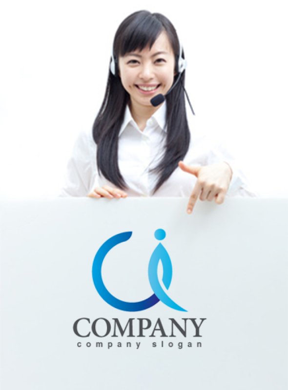 画像4: C・l・a・人・グラデーション・ロゴ・マークデザイン3772 (4)