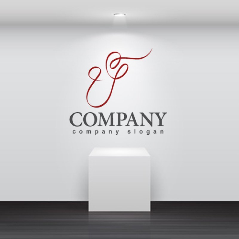 画像2: U・花・曲線・アルファベット・ロゴ・マークデザイン3802 (2)