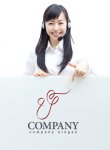 画像3: U・花・曲線・アルファベット・ロゴ・マークデザイン3802 (3)